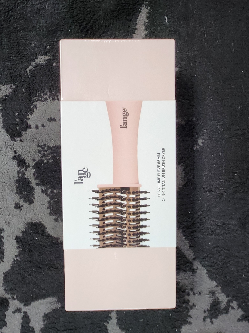 NWT L'ange Le Volume Elevé 65mm Titanium Brush Dryer Blush Pink